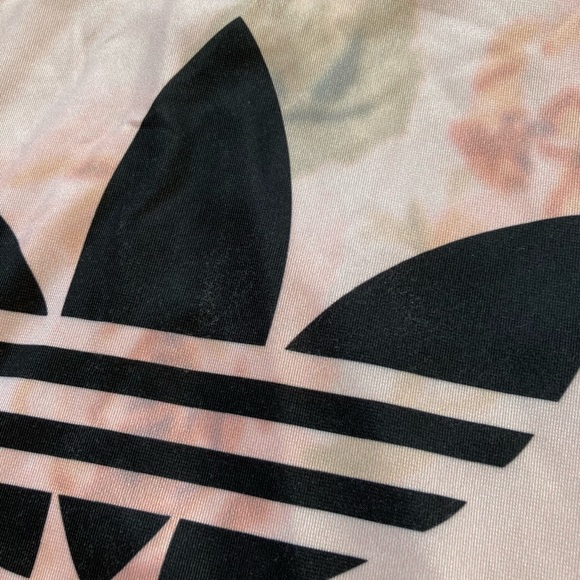 Adidas Originals Pastel Pink Floral Trefoil Track Jacket - Picture 6 of 7